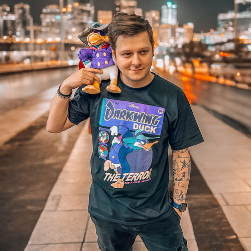 Produktbild Darkwing Duck - Comic Cover T-shirt svart