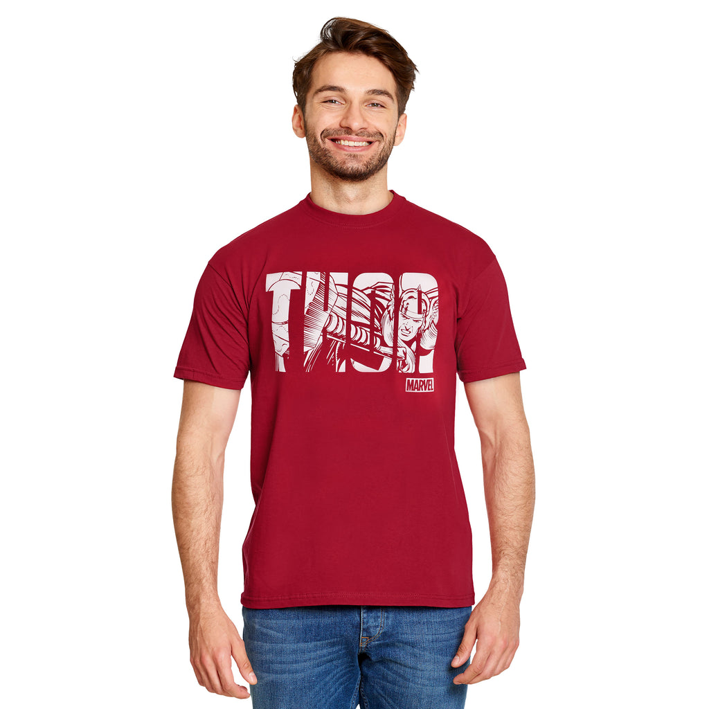 Produktbild Marvel - Thor Logo T-Shirt röd
