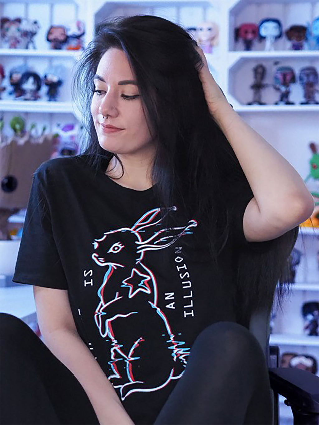 Produktbild Matrix - White Rabbit T-shirt svart