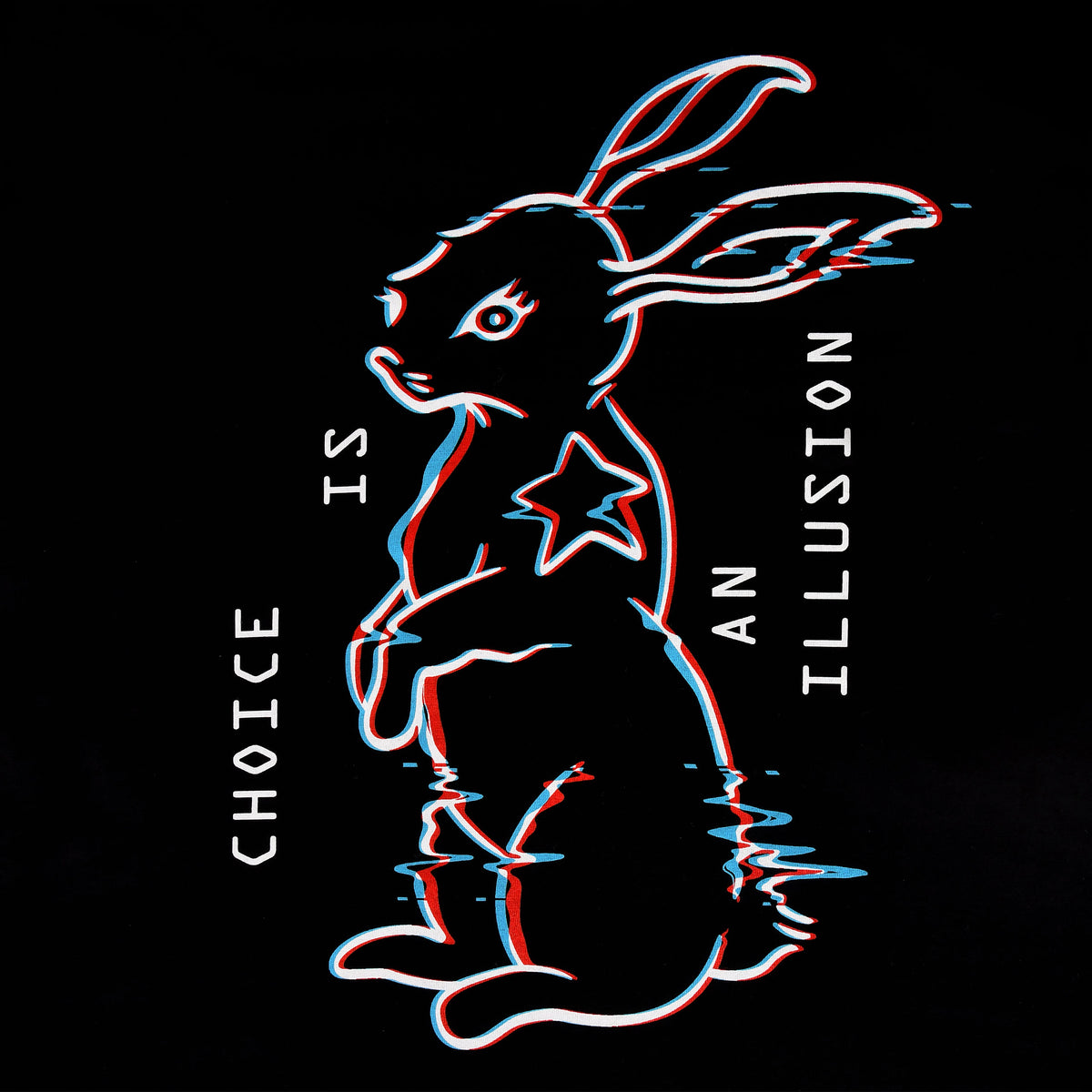 Product image Matrix - White Rabbit T-Shirt Black