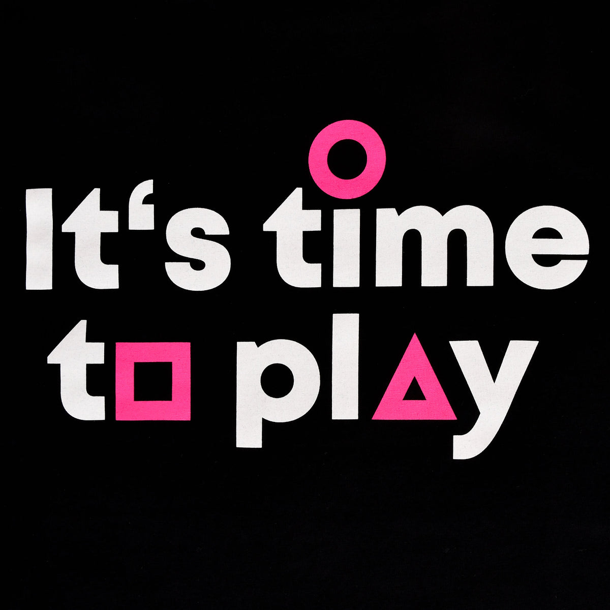 Product image It’s Time to Play T-Shirt for Squid Game Fans Black
