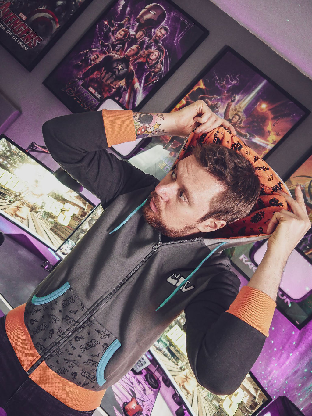 Produktbild Borderlands 3 - Vault Style Huvtröja