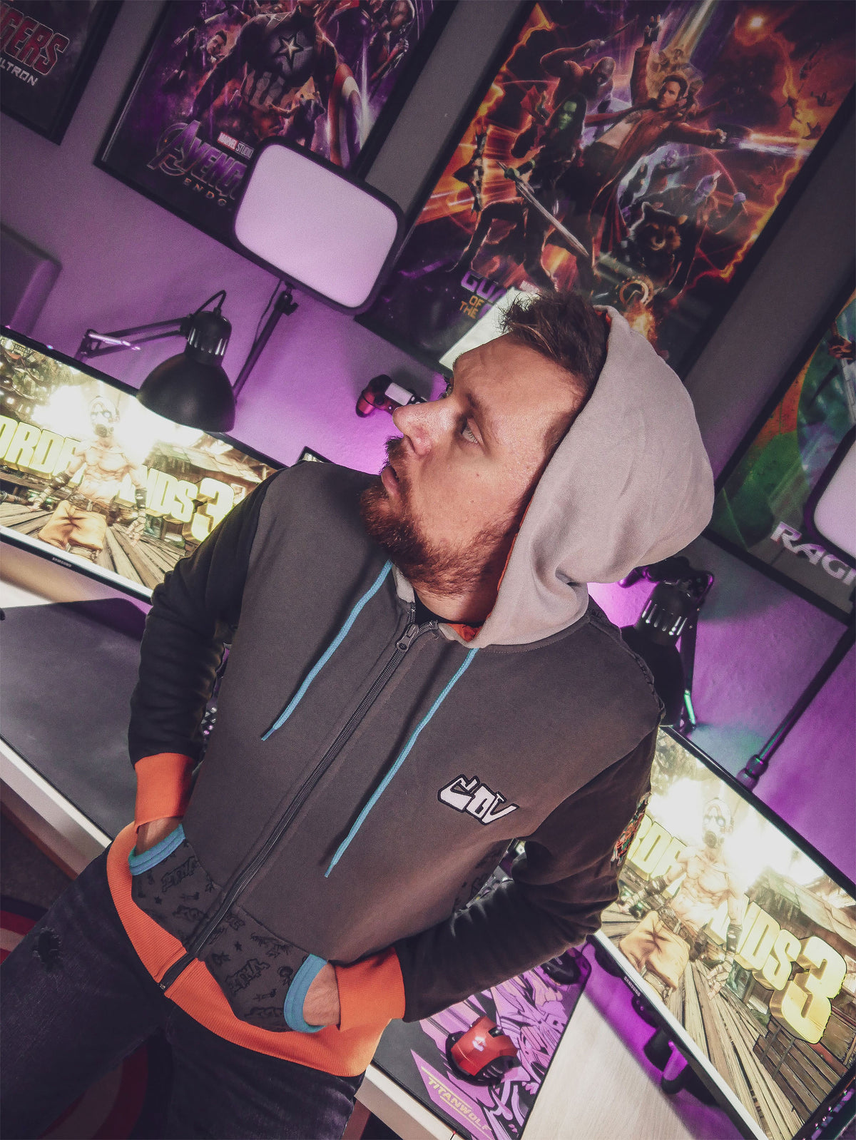 Produktbild Borderlands 3 - Vault Style Huvtröja