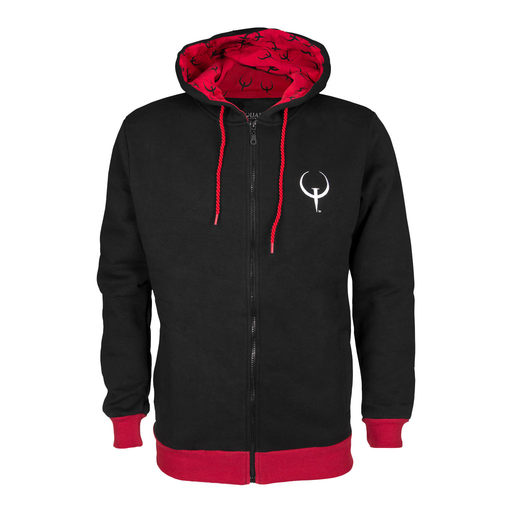 Produktbild Quake - Hoodie med logotyp
