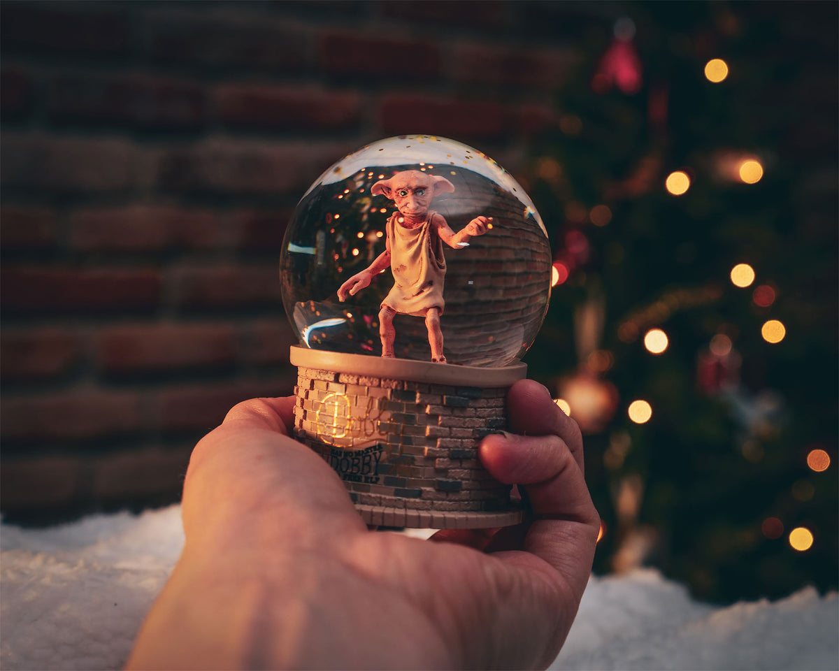 Produktbild Harry Potter - Dobby snöglob med glitter