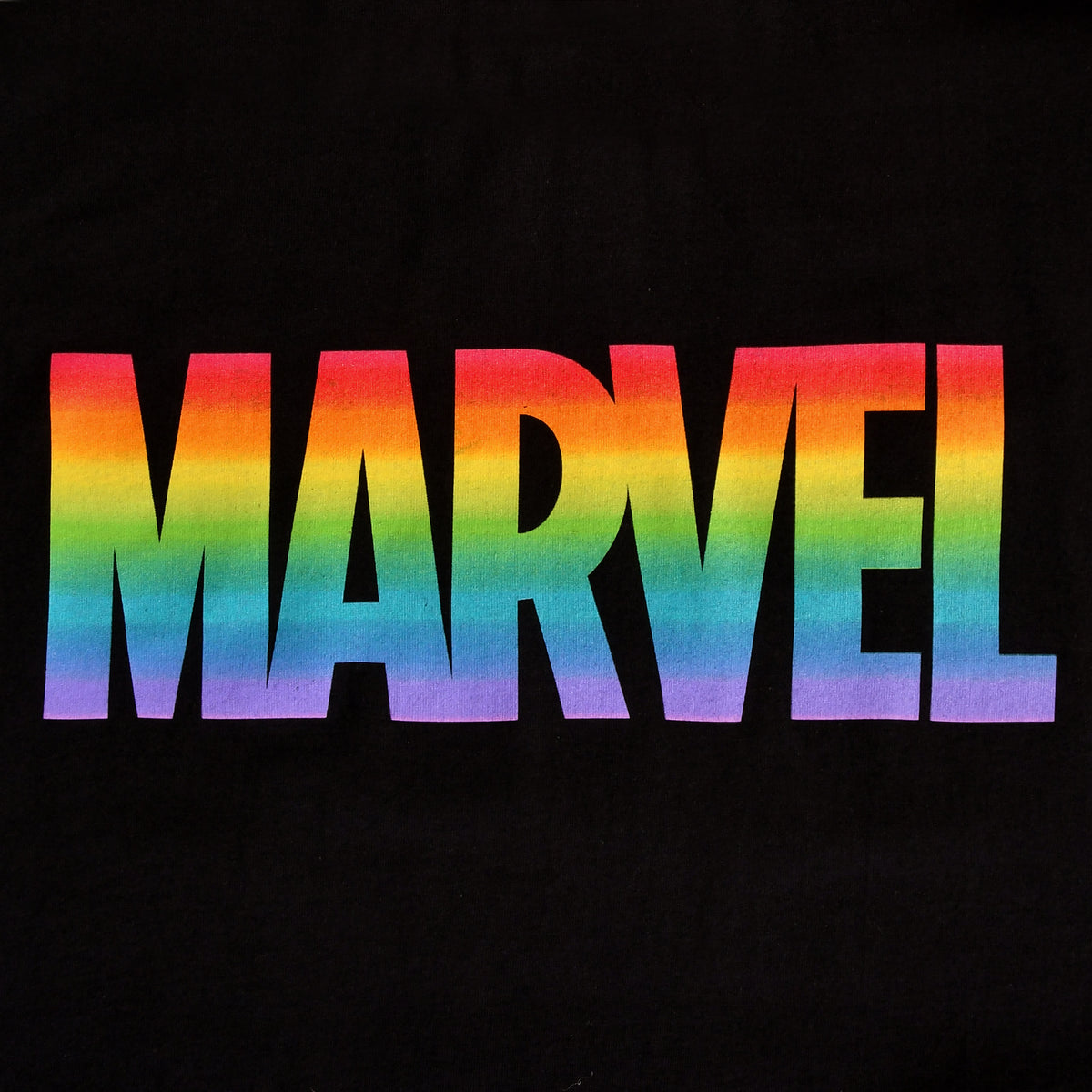 Produktbild Marvel - Rainbow Pride Logo T-shirt svart
