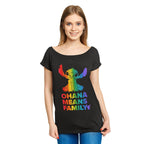 Produktbild Lilo & Stitch - Ohana Rainbow Pride T-shirt Dam Loose Fit