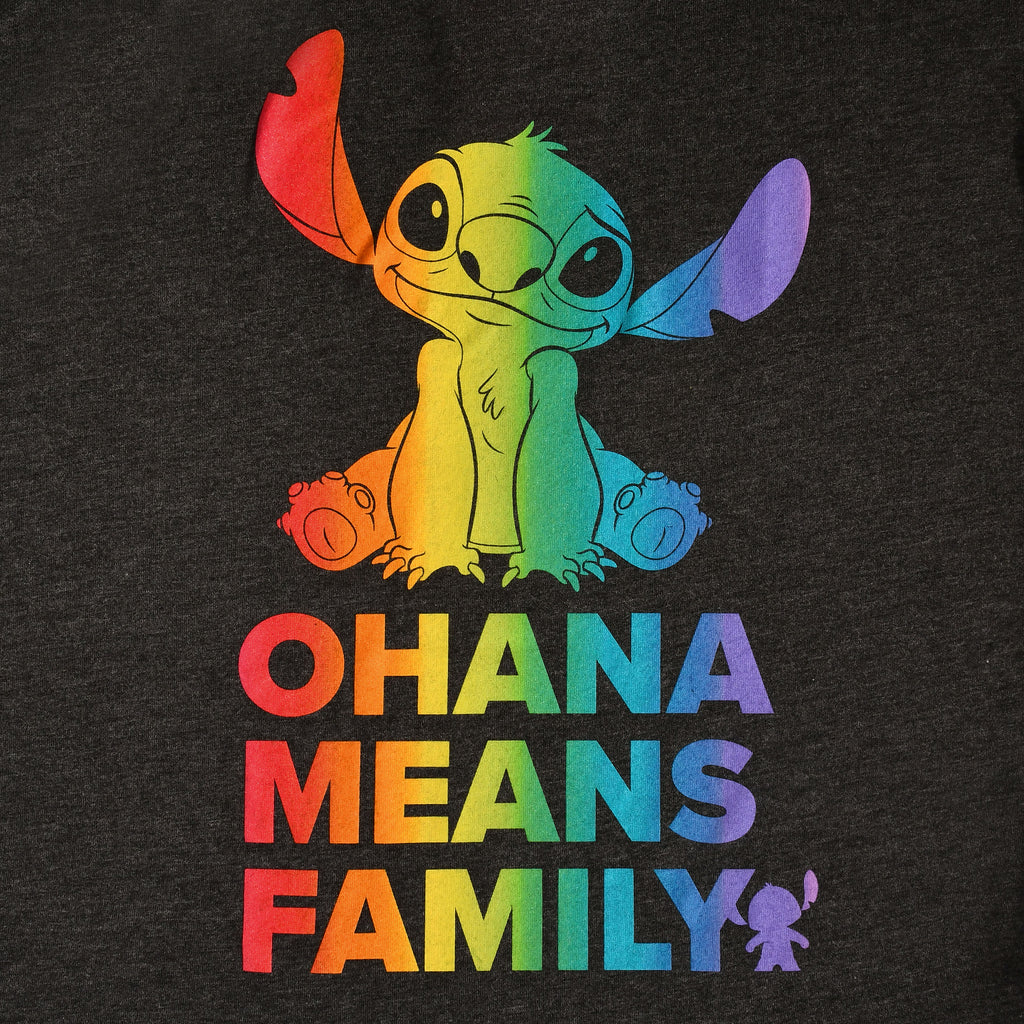 Produktbild Lilo & Stitch - Ohana Rainbow Pride T-shirt Dam Loose Fit