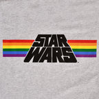 Produktbild Star Wars - Classic Rainbow Logo Pride T-shirt grå