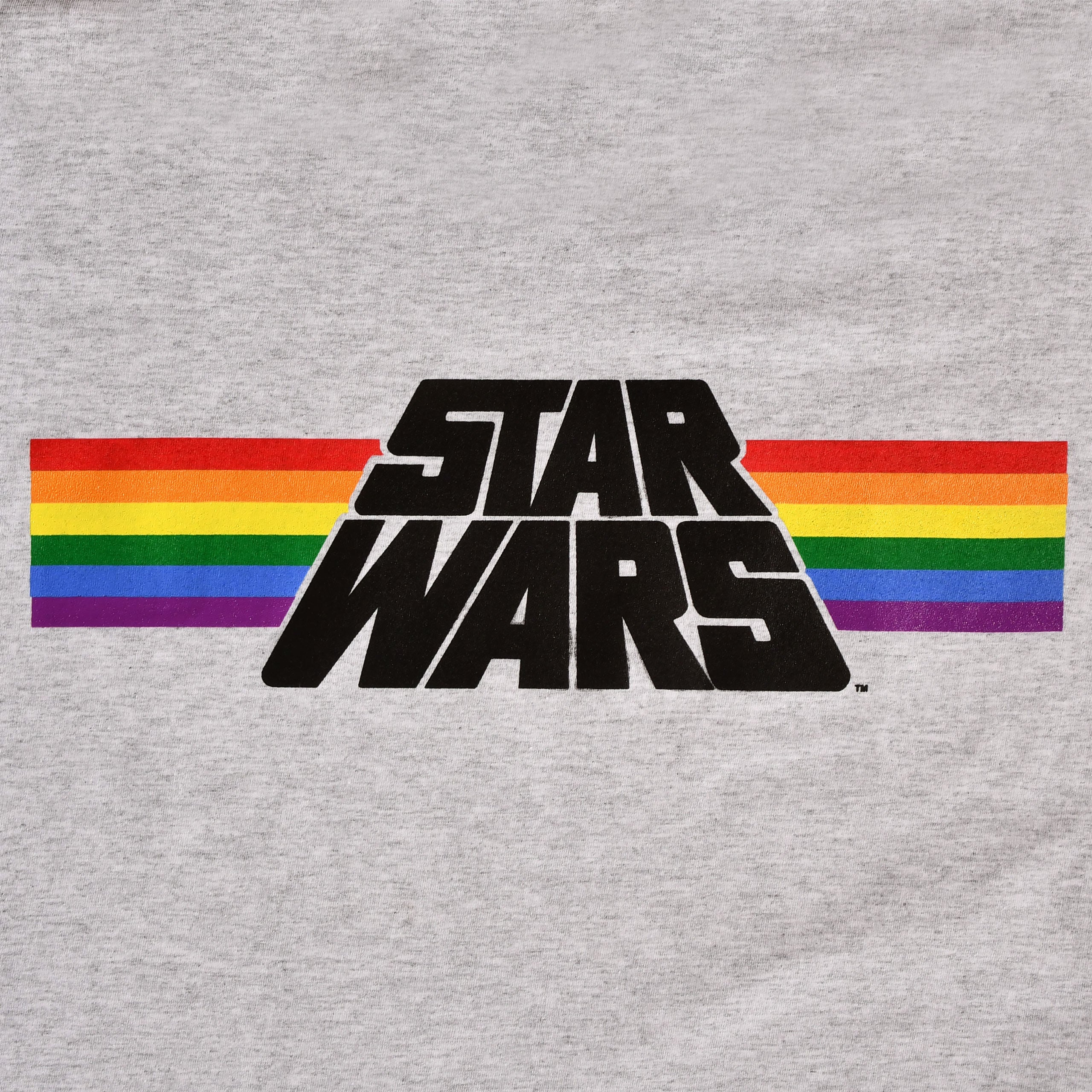 Produktbild Star Wars - Classic Rainbow Logo Pride T-shirt grå