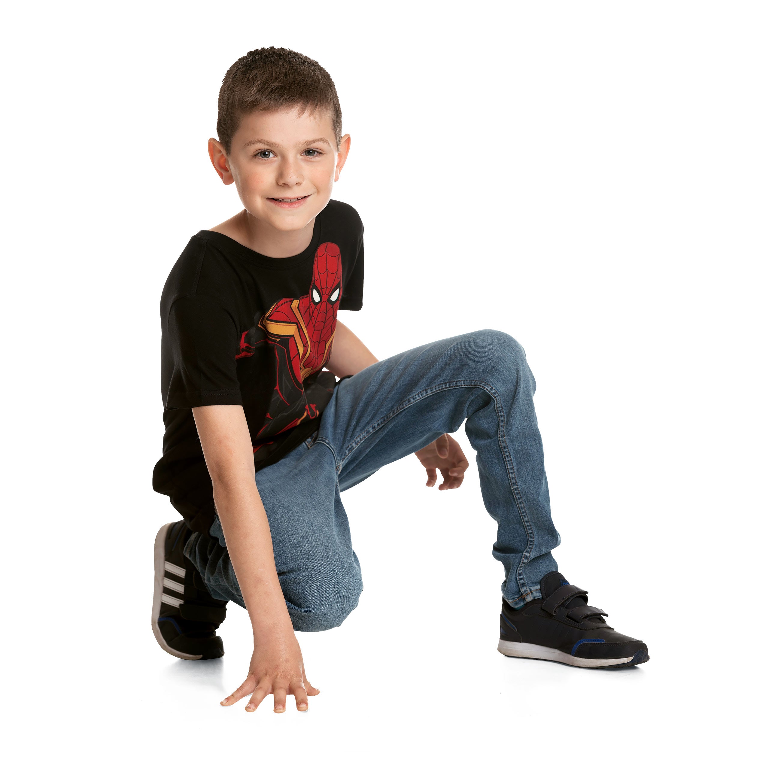 Produktbild Spider-Man - Spidey Pose T-shirt Barn svart