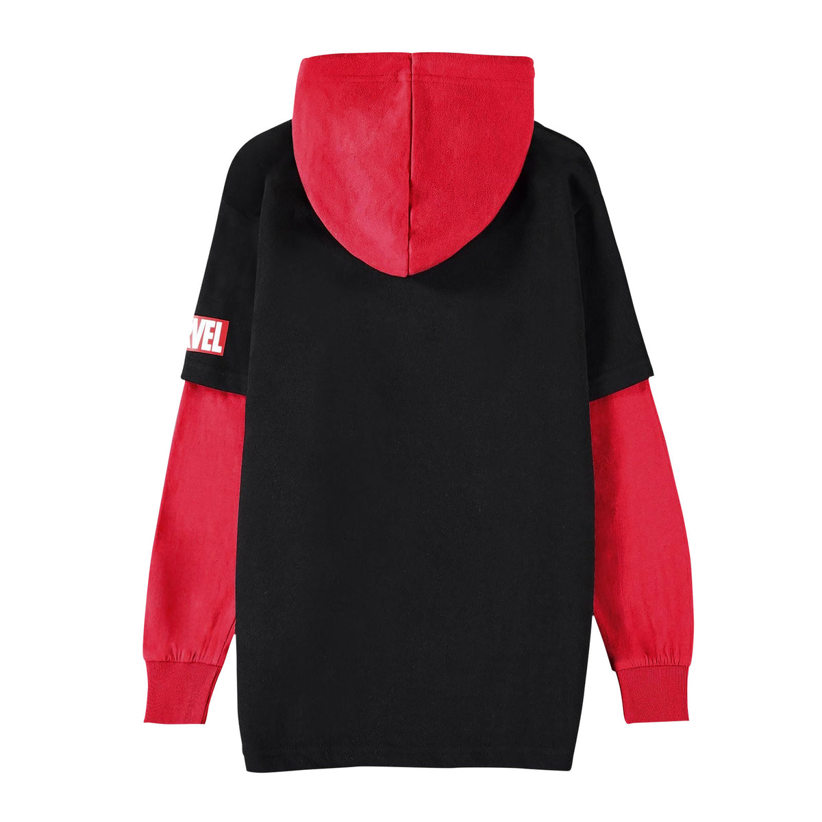 Produktbild Spider-Man Hoodie för barn svart-röd