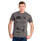 Produktbild Horizon - Machines T-shirt grå