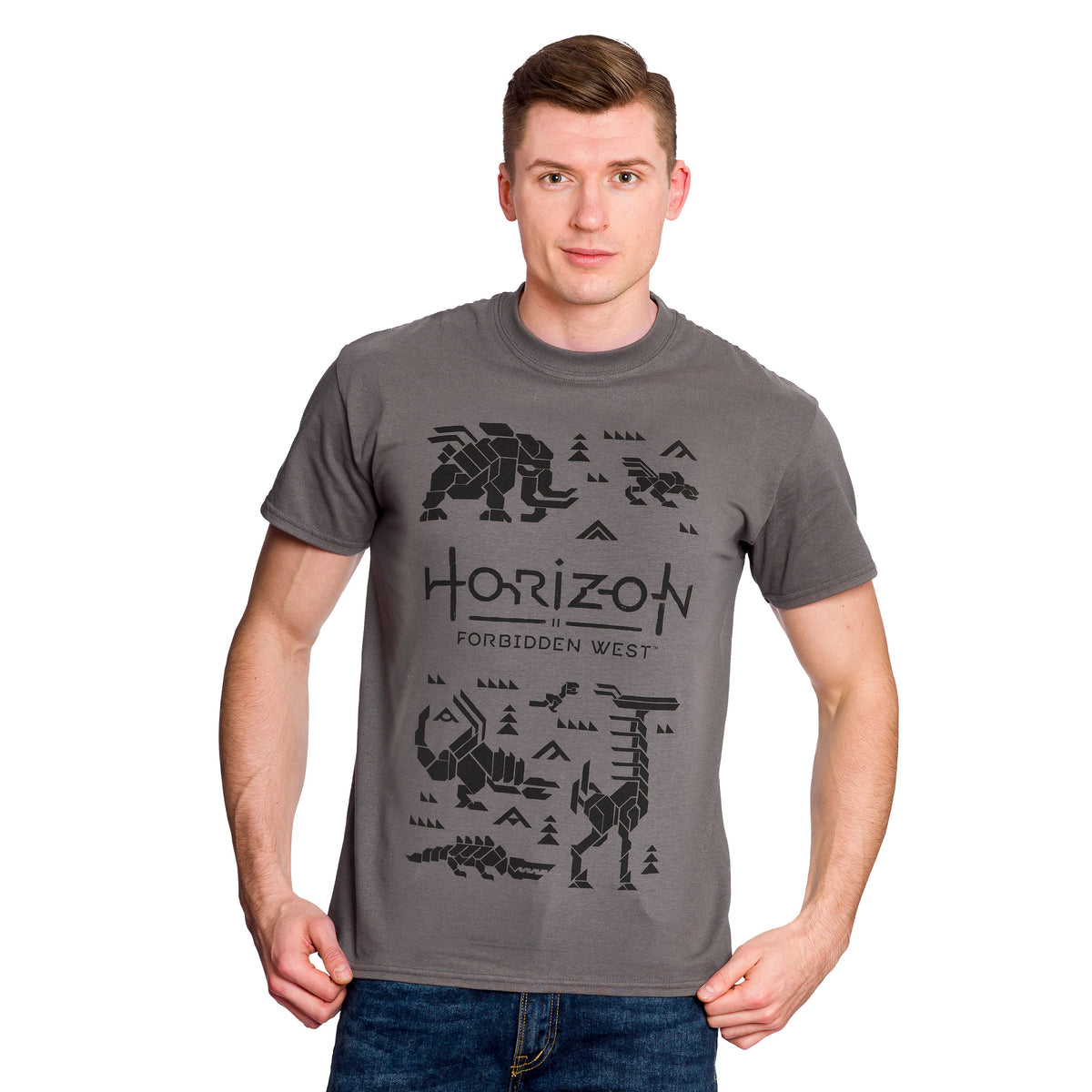 Produktbild Horizon - Machines T-shirt grå