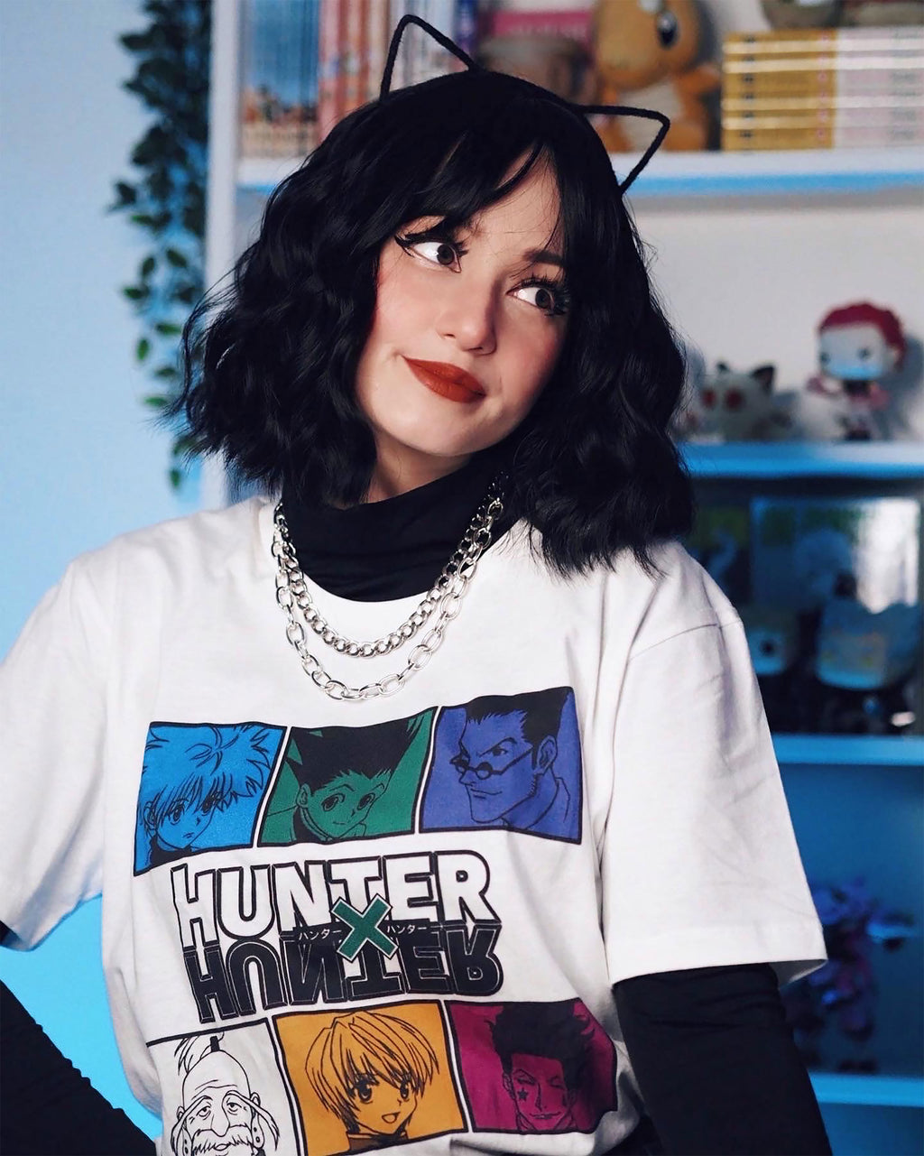 Produktbild Hunter x Hunter - Characters T-shirt vit