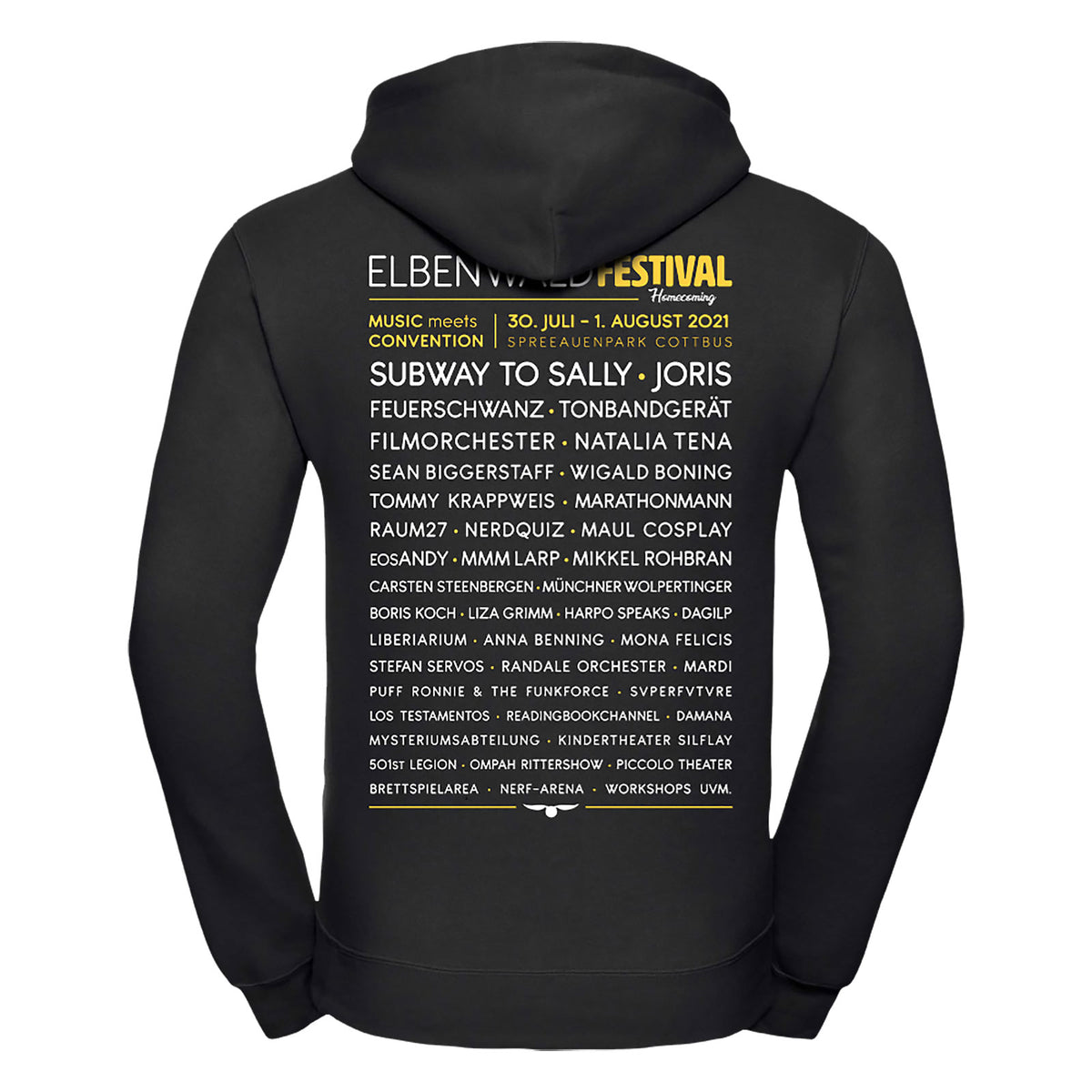 Produktbild Elbenwald Festival Homecoming Hoodie svart