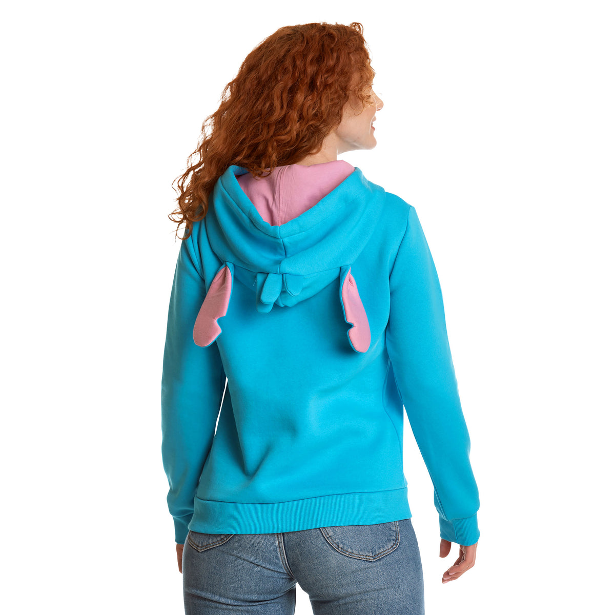 Produktbild Lilo & Stitch - Stitch damhoodie med öron, blå