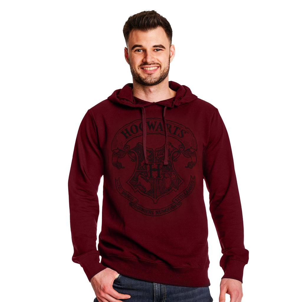Produktbild Harry Potter - Hogwarts Logotyp Huvtröja Röd