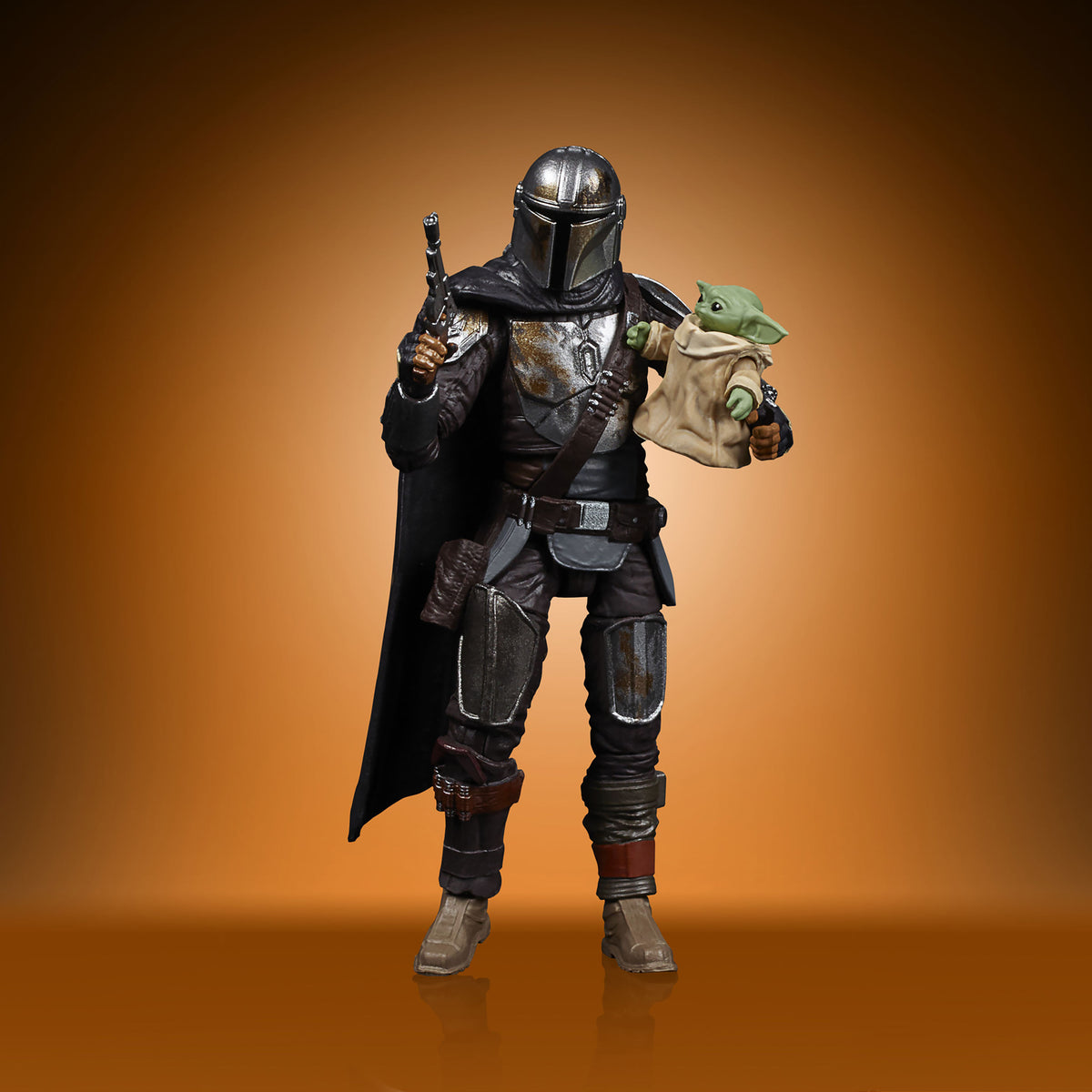 Produktbild Din Djarin med Grogu actionfigur 10 cm - Star Wars The Mandalorian