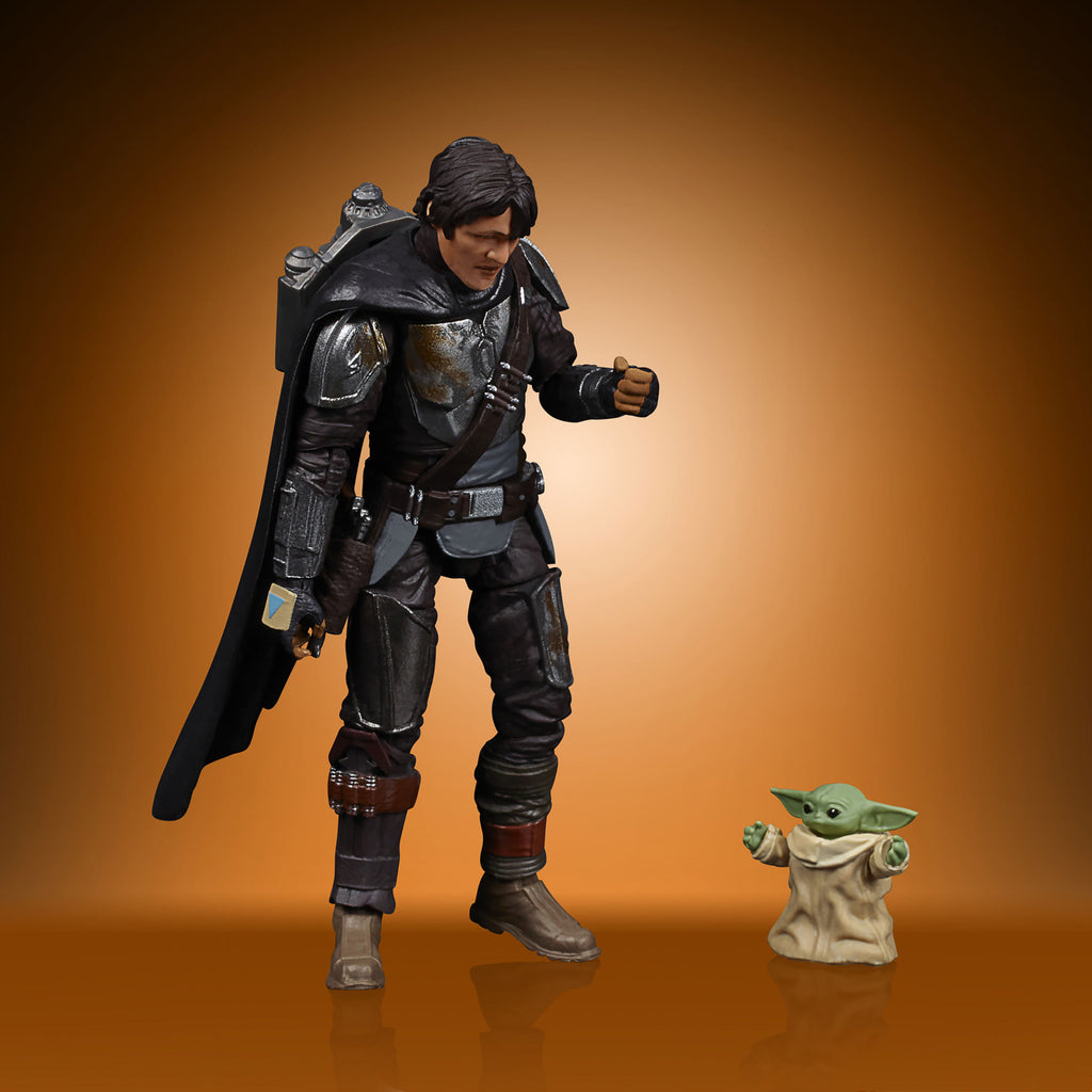 Produktbild Din Djarin med Grogu actionfigur 10 cm - Star Wars The Mandalorian