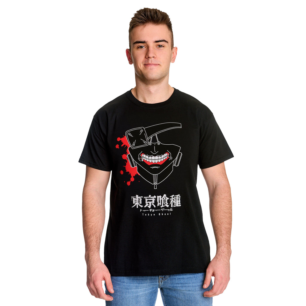 Produktbild Tokyo Ghoul - Svart T-shirt med blodfylld mask
