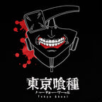 Produktbild Tokyo Ghoul - Svart T-shirt med blodfylld mask