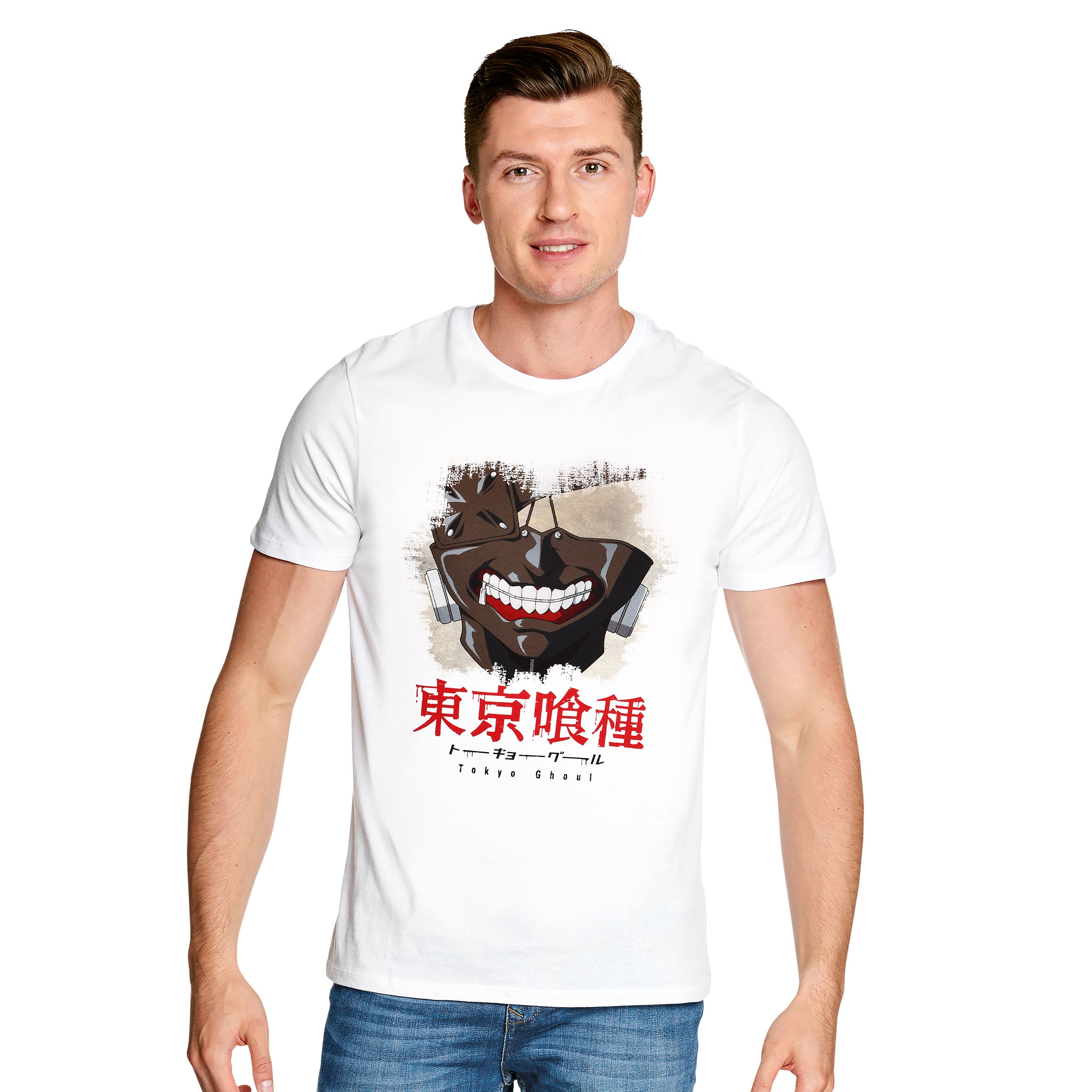 Produktbild Tokyo Ghoul - Scraped Mask T-Shirt vit