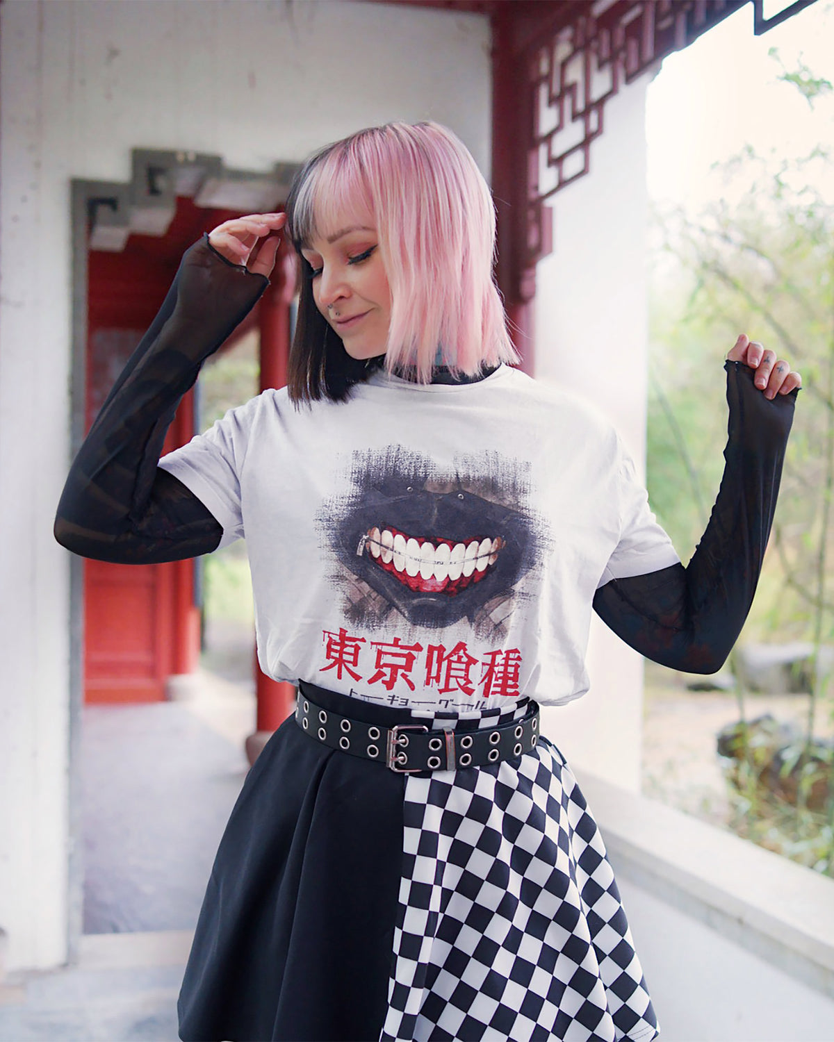 Produktbild Tokyo Ghoul - Scraped Mask T-Shirt vit