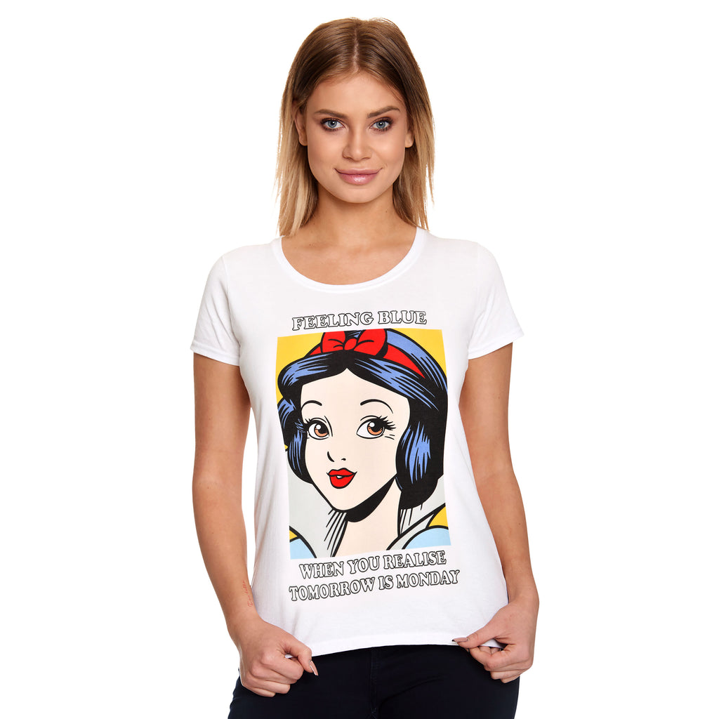 Produktbild Snövit - Porträtt T-shirt dam vit