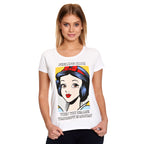 Produktbild Snövit - Porträtt T-shirt dam vit