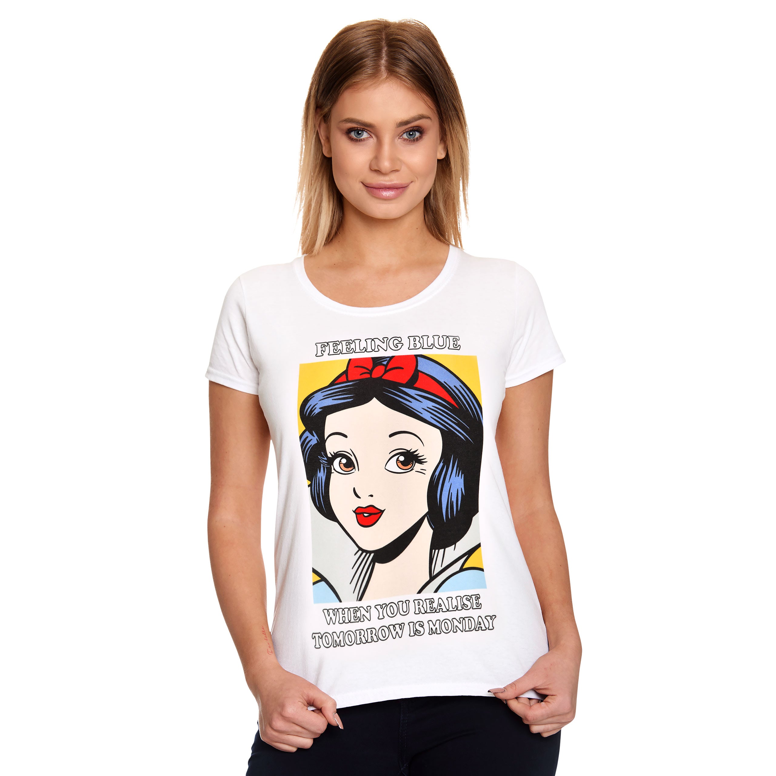Produktbild Snövit - Porträtt T-shirt dam vit