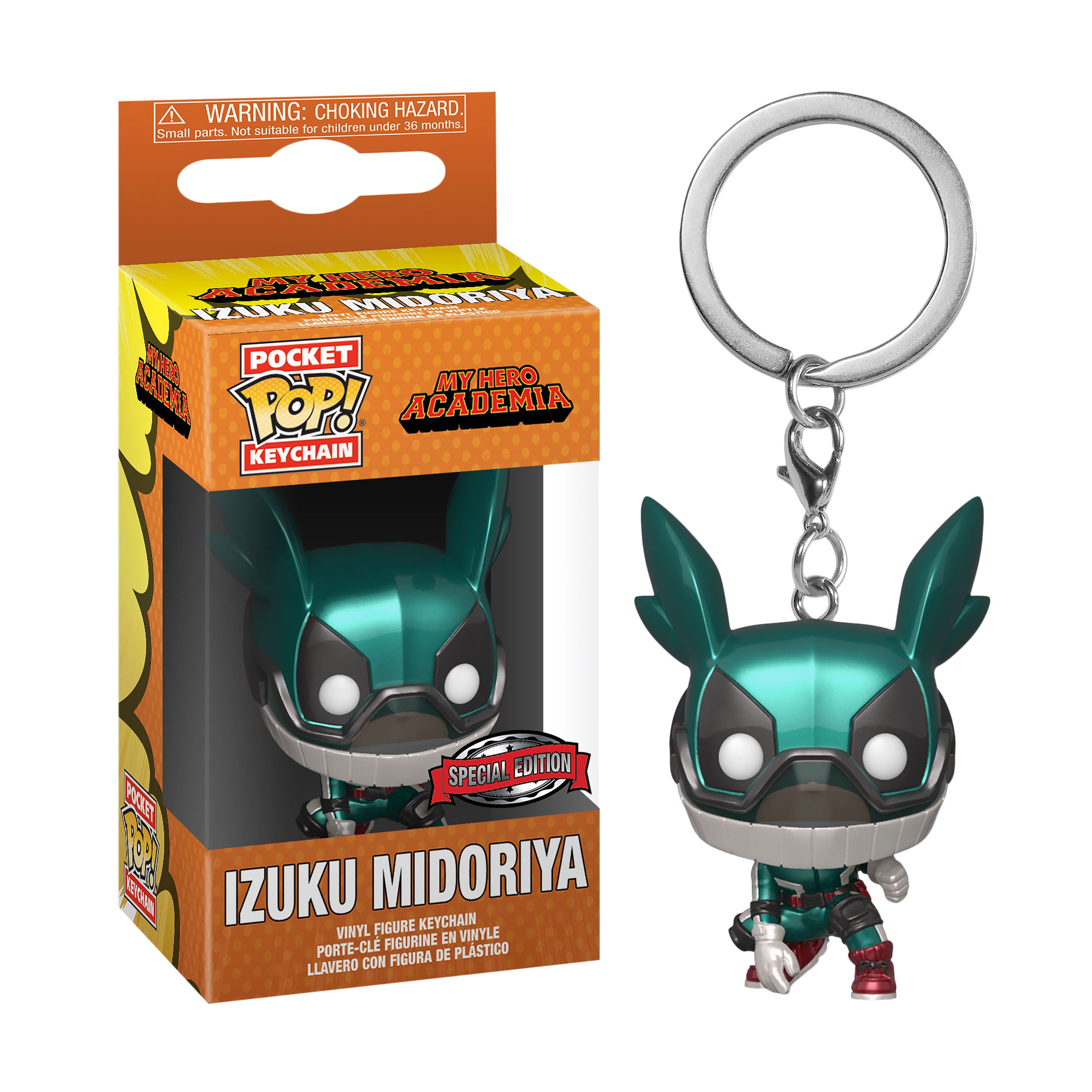 Produktbild My Hero Academia - Izuku Midoriya Funko Pop nyckelring