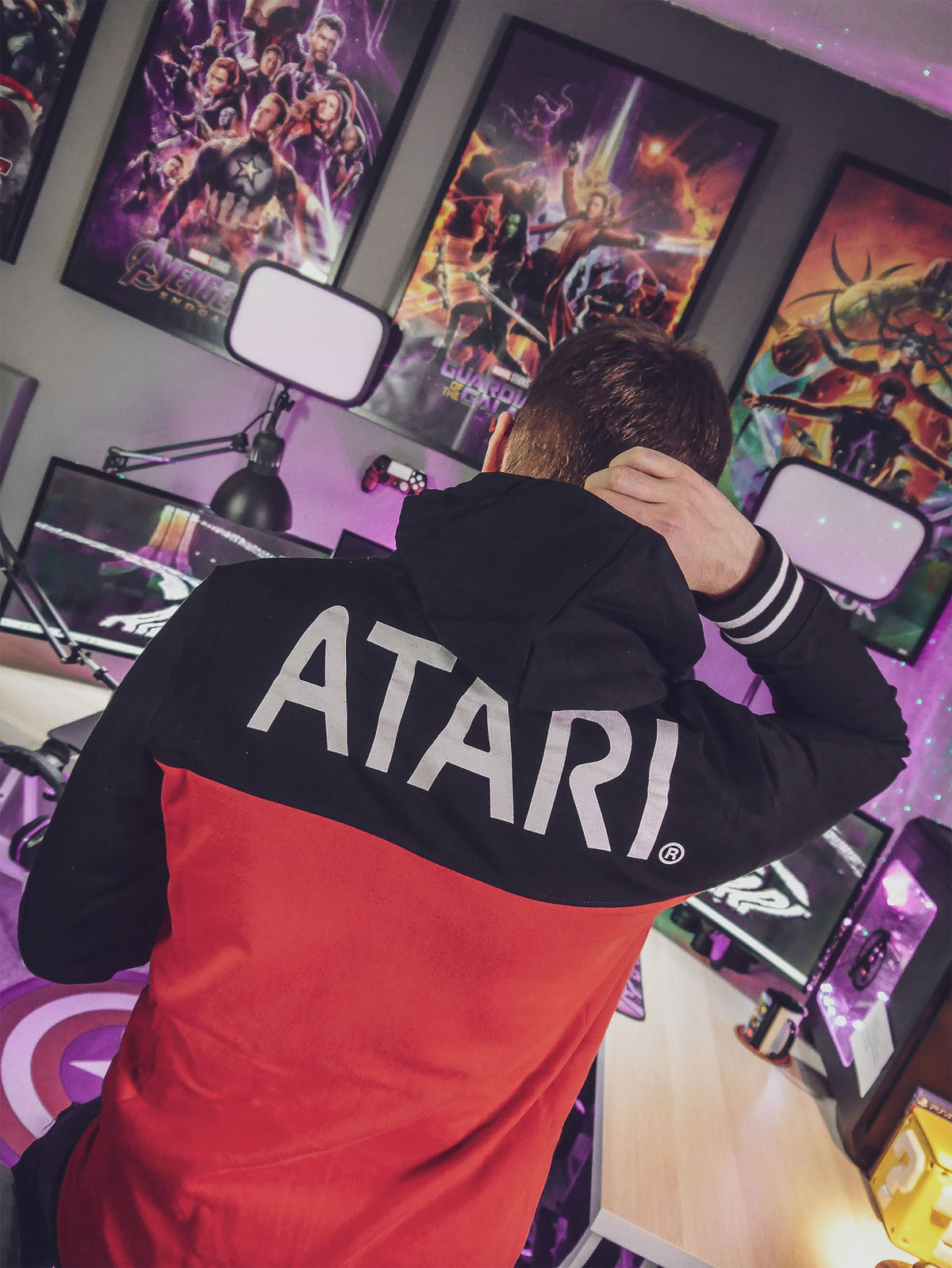 Produktbild Atari - Logotyp Huvtröja