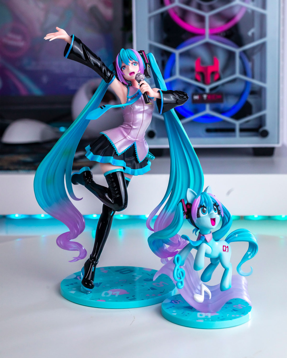 Produktbild My Little Pony och Hatsune Miku Figur Skala 1:7