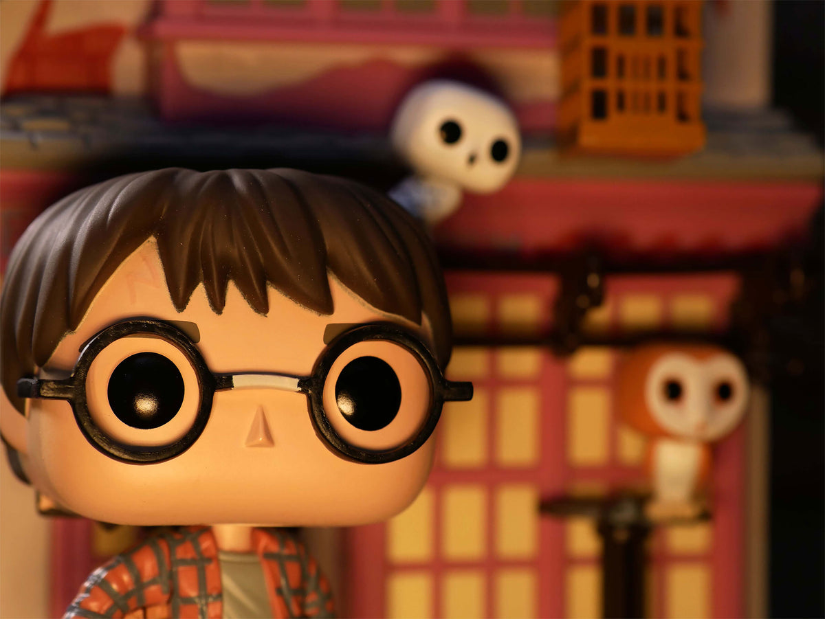 Produktbild Harry Potter och Eeylops Ugglebutik Funko Pop Figur med Diorama