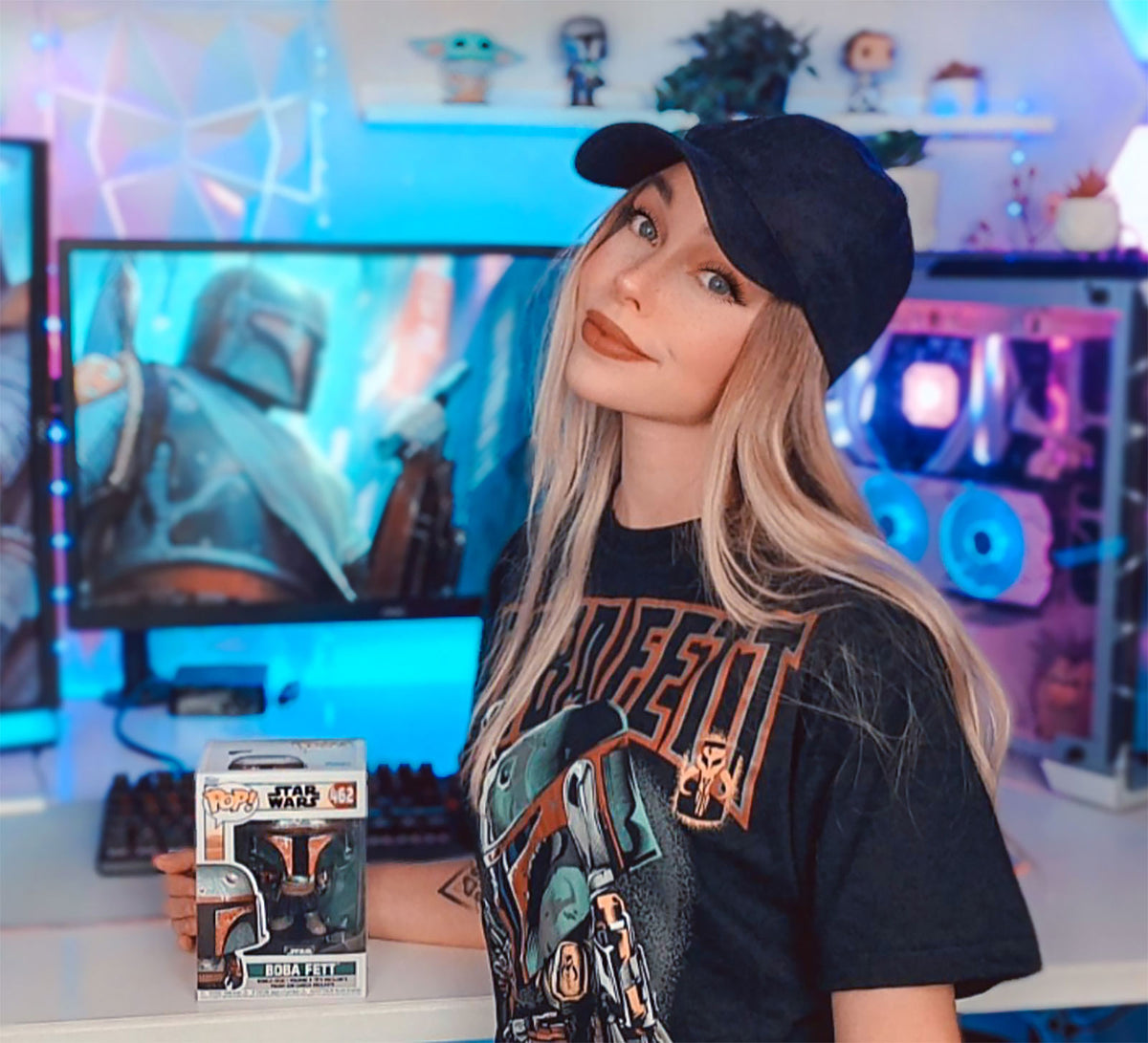 Produktbild Star Wars - Boba Fett T-shirt med Funko Pop-figur