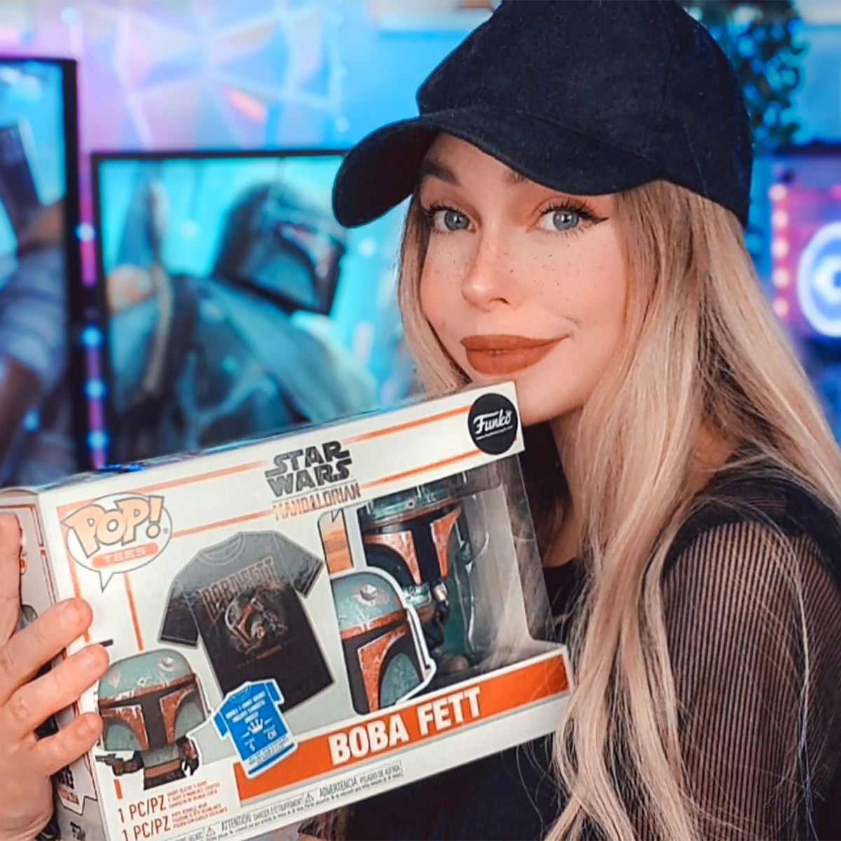 Produktbild Star Wars - Boba Fett T-shirt med Funko Pop-figur