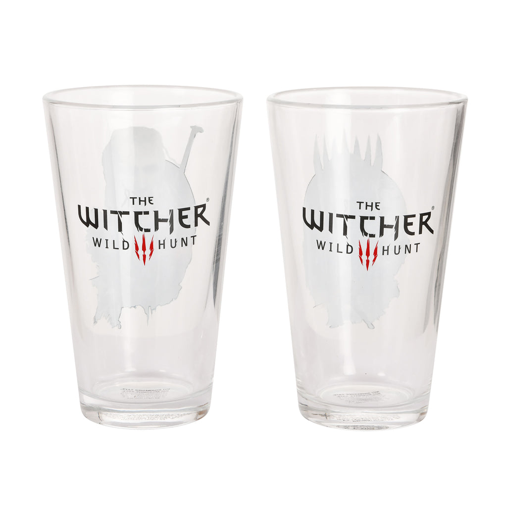 Produktbild Witcher 3 - Geralt och Eredin Glas 2-set