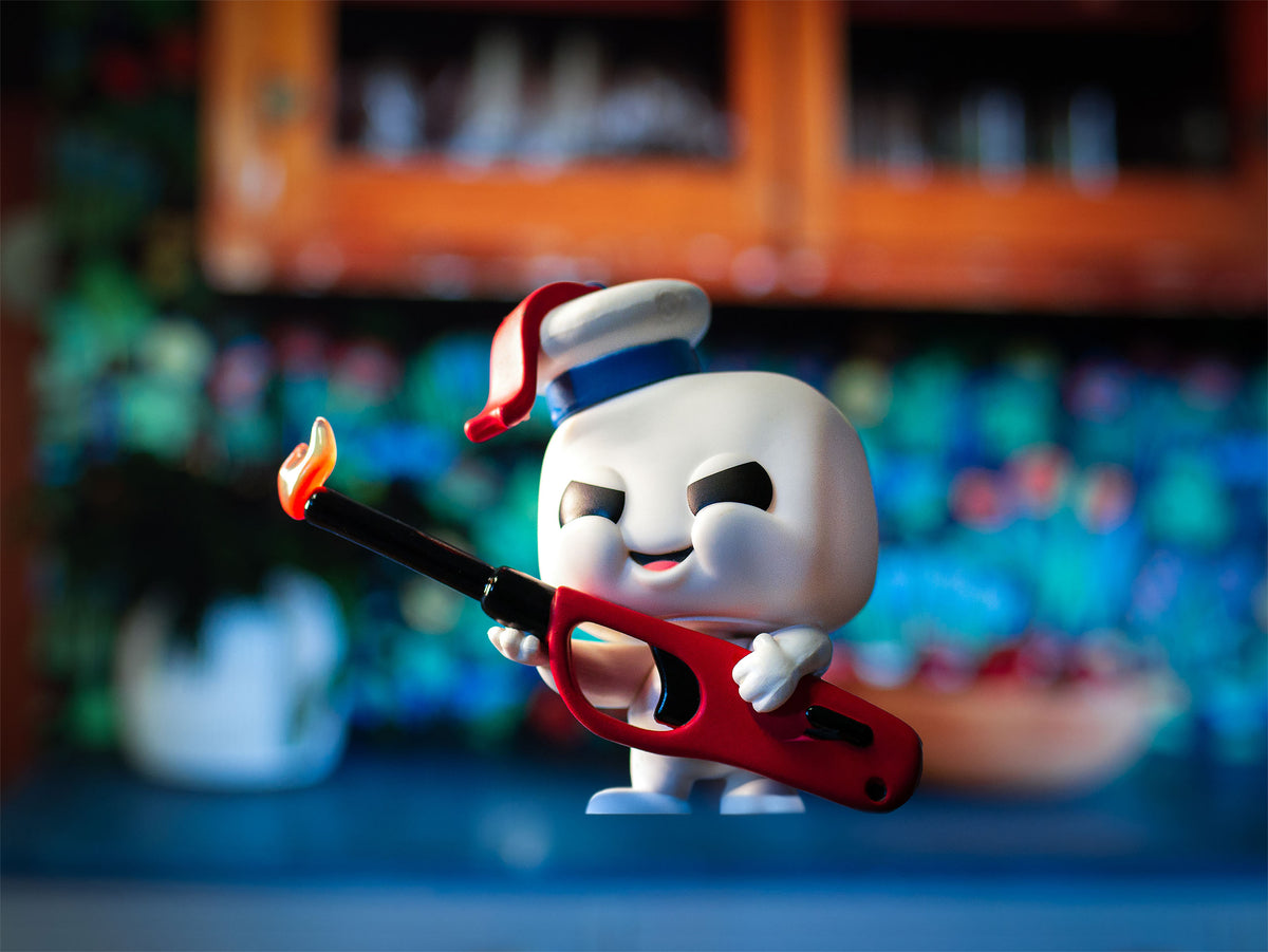 Produktbild Ghostbusters - Marshmallow Man med tändare Funko Pop Figur
