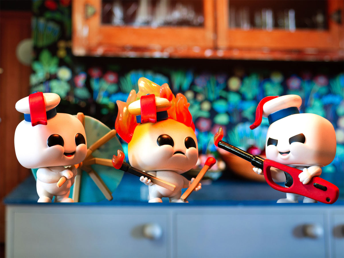 Produktbild Ghostbusters - Marshmallow Man med tändare Funko Pop Figur