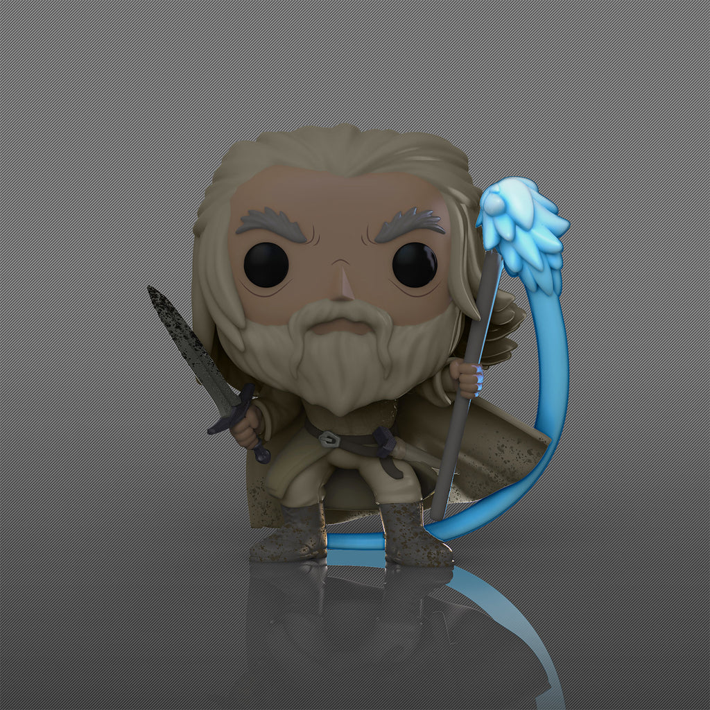 Produktbild Sagan om Ringen - Gandalf med lysande stav i mörker Funko Pop figur