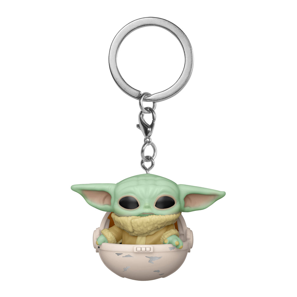 Produktbild Grogu i vagga Funko Pop nyckelring - Star Wars The Mandalorian