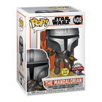 Produktbild Mando Glow in the Dark Funko Pop Vickhuvudfigur - Star Wars The Mandalorian