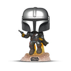 Produktbild Mando Glow in the Dark Funko Pop Vickhuvudfigur - Star Wars The Mandalorian