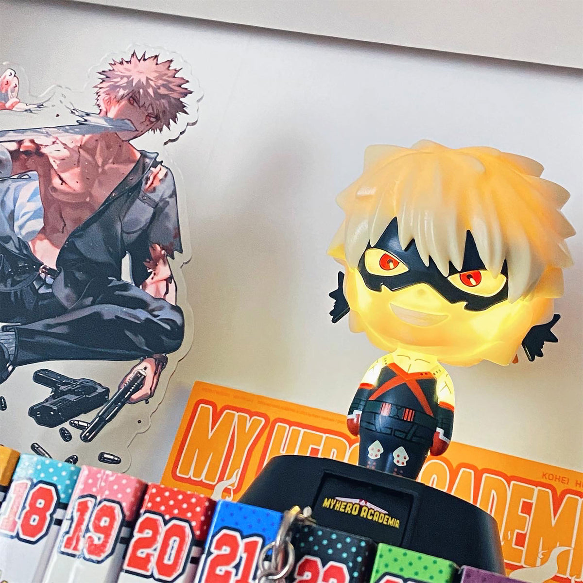 Produktbild My Hero Academia - Katsuki Bakugo 3D Bordslampa