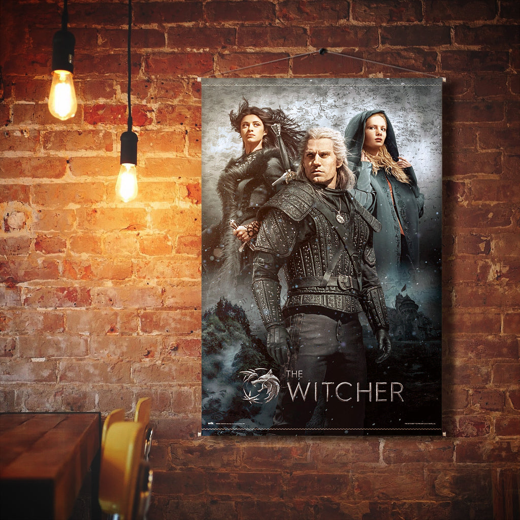 Produktbild Witcher - Geralt, Ciri och Yennefer Wall Scroll