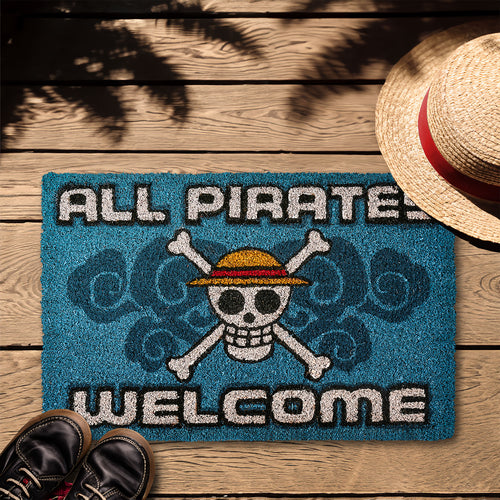 Produktbild One Piece - All Pirates Welcome Dörrmatta