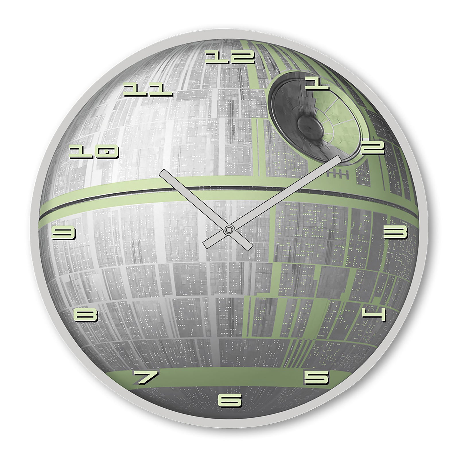 Produktbild Star Wars - Dödsstjärnan Glow in the Dark Väggklocka