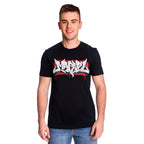 Produktbild Marvel - Logotyp Graffiti T-shirt svart
