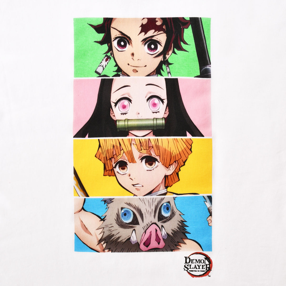 Produktbild Demon Slayer - Crew T-shirt vit